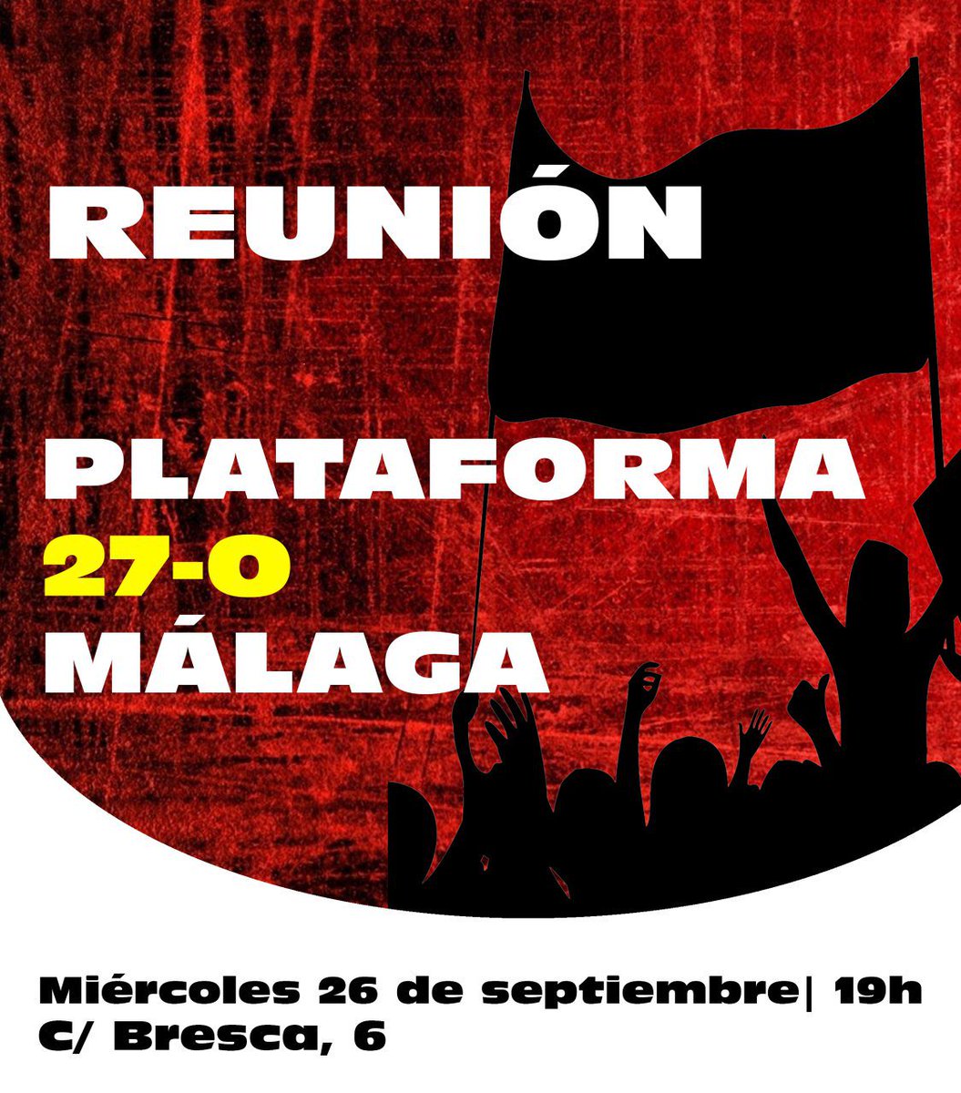 Jmorlllo's tweet photo. No falteis. Reunión 27O ya basta de abusos lucha por tus derechos. https://t.co/EtksJhXHsB