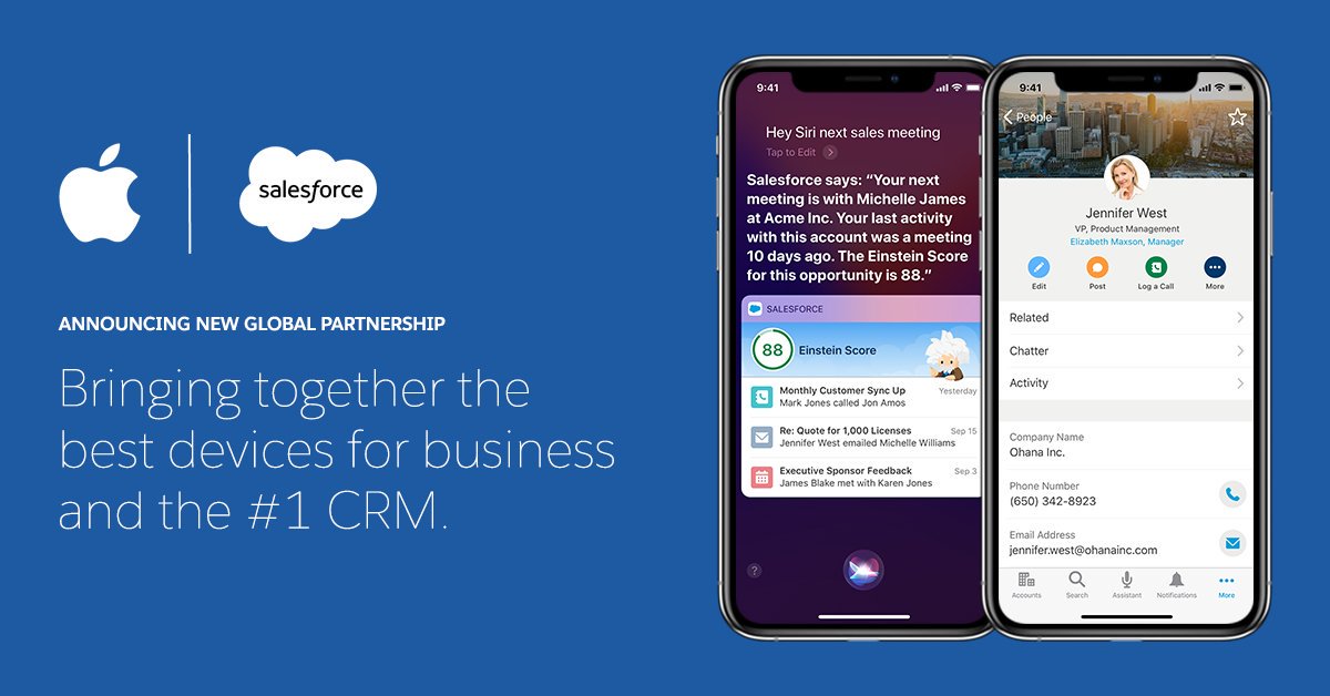 Juliana_parrin's tweet photo. Enabling powerful apps and customer experiences exclusive to iPhone and iPad
#Dreamforce2018  #Salesforce #Apple 
https://t.co/2BQWQeO2E2 https://t.co/R1olrVpQ5V