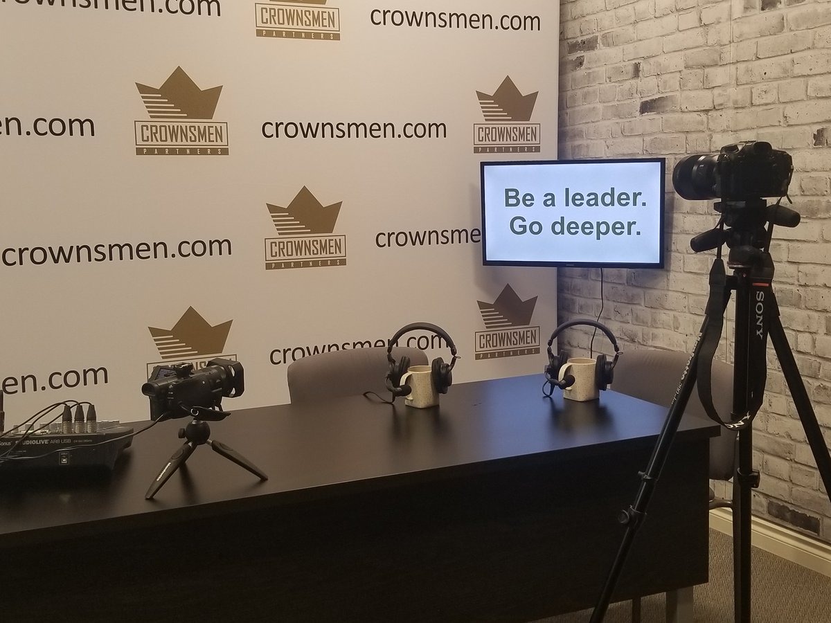 CrownsmenP's tweet photo. โWe are ready for the next episode of #TheCrownsmenPodcastโ The studio is looking good and our hosts can't wait to get back to filming. #letsgetfilming #studiolife #industrialshow #promoteindustry #crownsmen https://t.co/3RXcDU8pH9