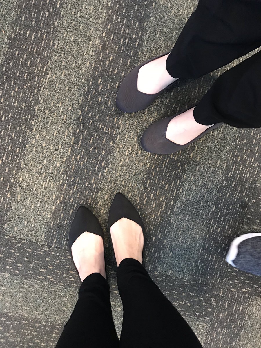 cassparker's tweet photo. Walkin miles through Dreamforce in comfort thanks to our @rothys! #df18 #rothys #bestflatsever https://t.co/Xz1UbT0aHC