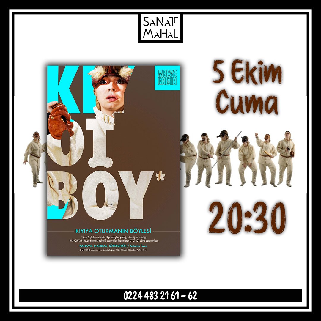 Merve Engin, "Kıyıya Oturmanın Böylesi" ile 5 Ekim'de SanatMahal'e konuk oluyor. Biletler için; biletiva.com/seats/SANAT_MA…