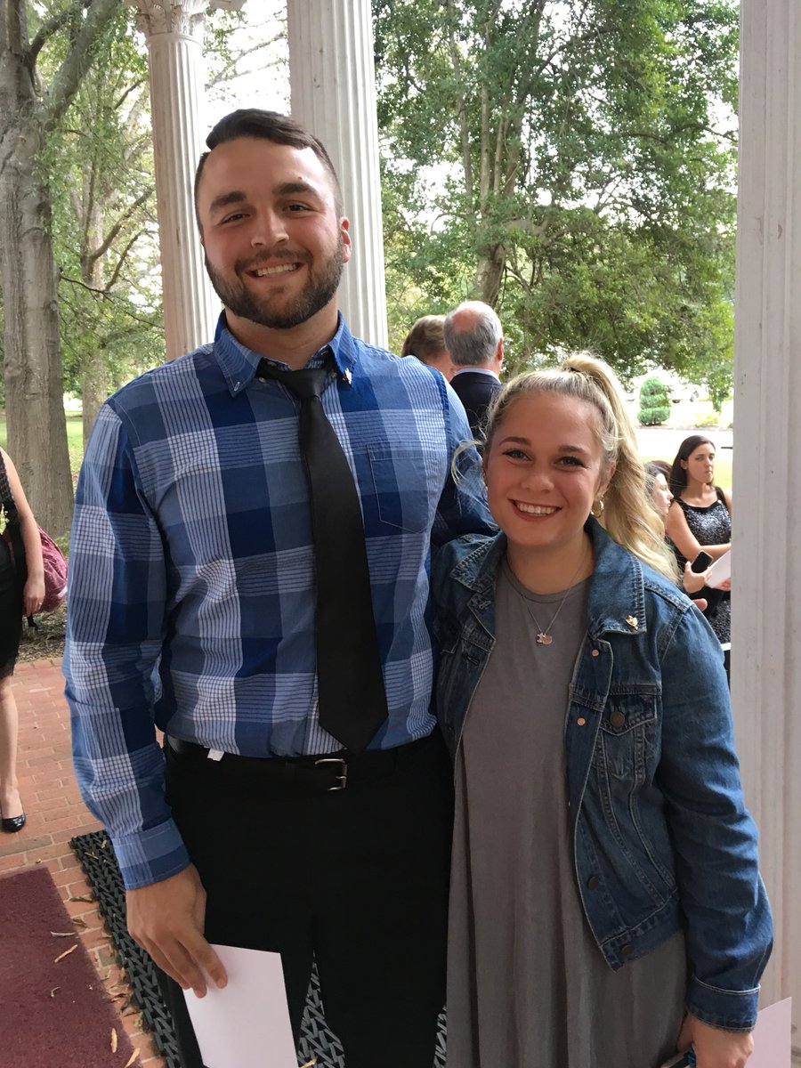 LCTeacherEd's tweet photo. Congratulations to Alex Grooms &amp; Rachel Bliss! #AlphaChi Induction https://t.co/lVpoq1aYTC