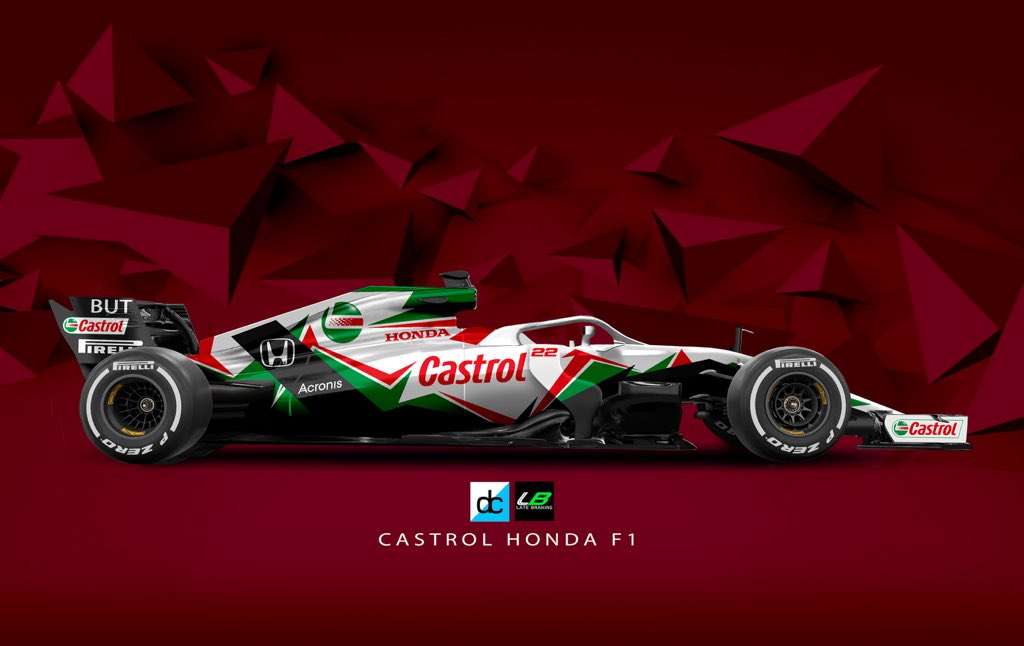 Winner of the @late_braking ‘What If’  @HondaRacingF1 entered @f1 fully and were sponsored by @Castrol and driven by @JensonButton 
#hondaracing #hondaf1 #castrol #jensonbutton #jb22 #f1 #formula1 #formulaone #latebraking #drivetribe #motorsportdesign #liverydesign #f12018