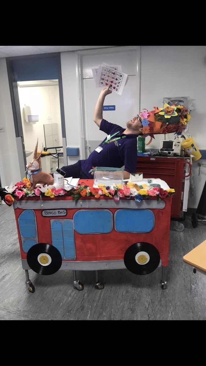 ruey86's tweet photo. Thank you @danwhitemaf for bringing so much joy and laughter to the ward! Your passion for caring for the patients is amazing! Youβve been a breath of fresh air. We will all really miss you! But we need to share you, come back to see us with the #bingobus https://t.co/vMkbTkpzk7