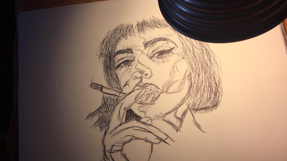 AzaharaSis's tweet photo. Nothing better than draw when it rains 😊 https://t.co/IONzpM9nRm