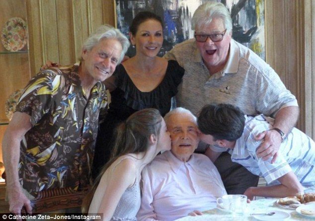 Happy 74th Birthday, Michael Douglas! We share this family photo. 