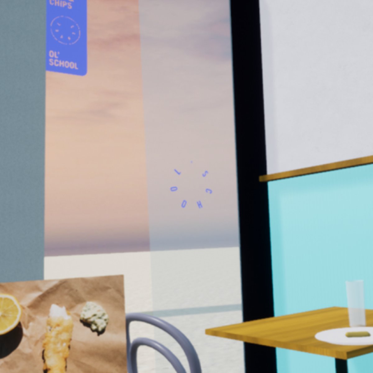 SuperManual's tweet photo. Case: @standingbyco use SuperManual to test concepts for restaurant brand experiences. Colour palettes, signage, design details and specifications are all planned, presented and approved by their clients in VR #madeinsupermanual #vr #virtualreality #immersivetech #oculus #htcvive https://t.co/rrBdly5YDD
