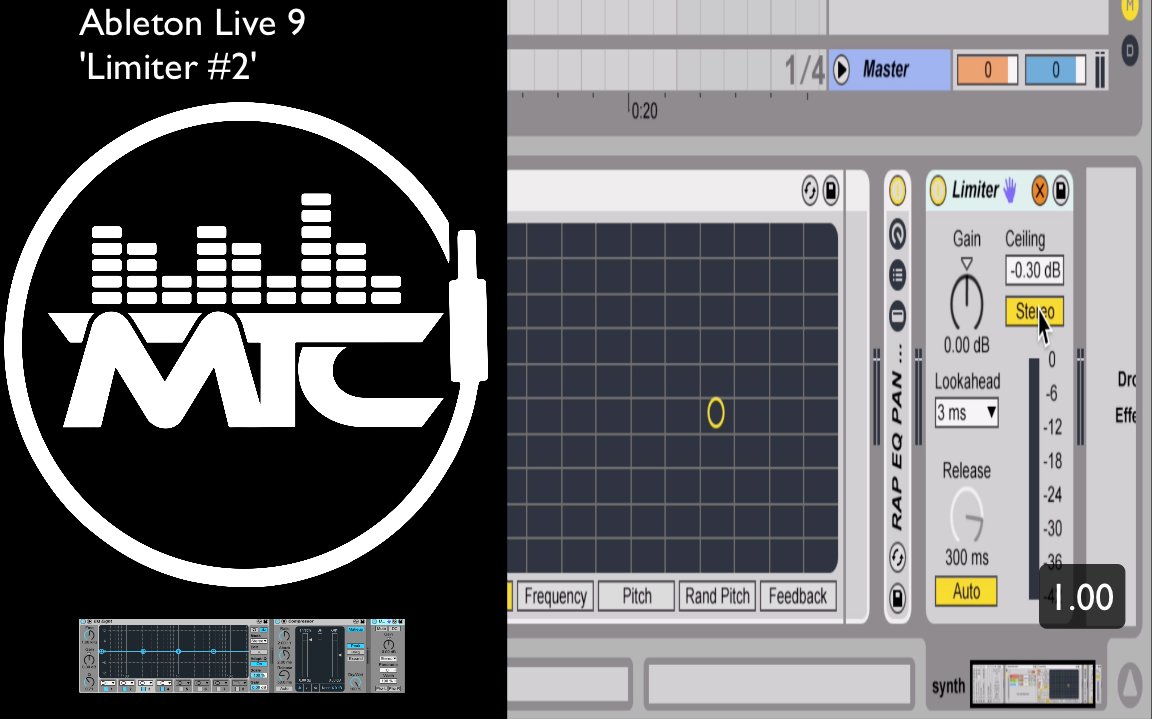 Hey, RAP here with your MTC Tip!
In this video, we take a look at the Limiter part '2’ in under a minute. 
youtube.com/watch?v=XifU2Q…
Start your FREE trial now!
Continue your knowledge on our website!
…sictechcollectiveonline.thinkific.com musictechcollective.com 

#AbletonLimiter #Ableton10And9