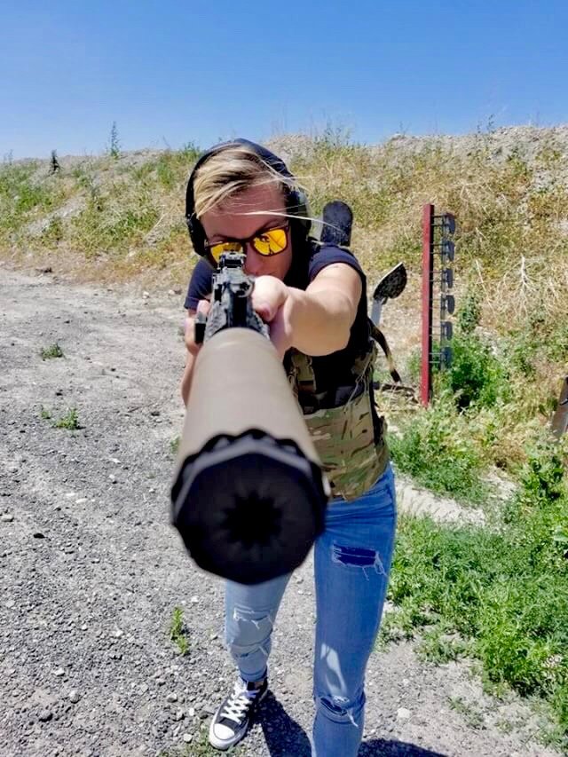 NexGen2Defense's tweet photo. Shooting suppressed doesn't have to mean you're eating gas as a snack. The Maxflo3D  utilizes a vent forward design.Send that gas forward which means no more gas flooding out the ejection port into your cute face. #stayclassynotgassy https://t.co/vWf3JCInaf