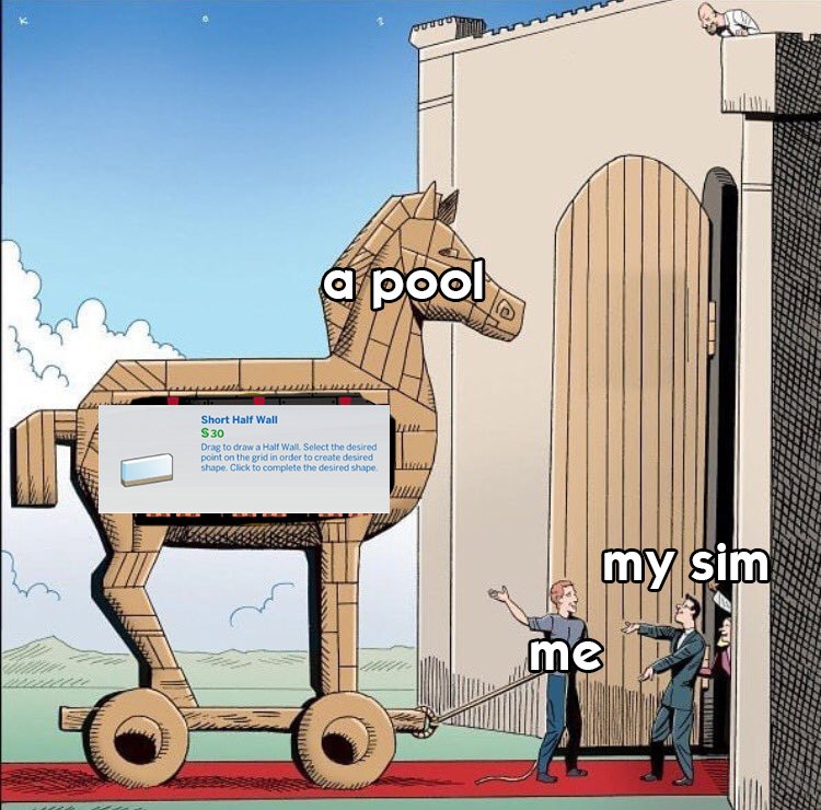 TheSims's tweet image. They never see it coming.