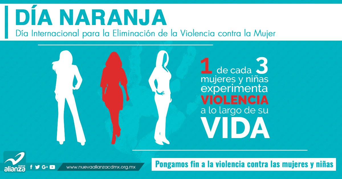 ¡Hoy es #DíaNaranja! Recordemos que poner fin a la violencia contra las mujeres y las niñas es responsabilidad de todas y todos.