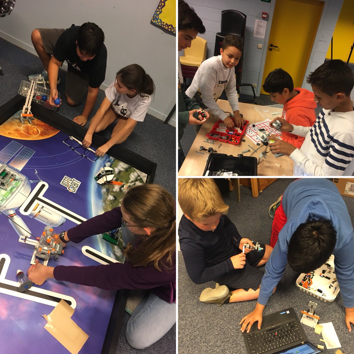<a href="/IntSchBrussels/">ISB</a> #Robotics <a href="/firstlegoleague/">FIRST LEGO League</a> team was excitedly setting up their mission mat today! #eslearns #mslearns <a href="/nikkistrecker/">Nikki Vreugdenhil (she/her)</a>