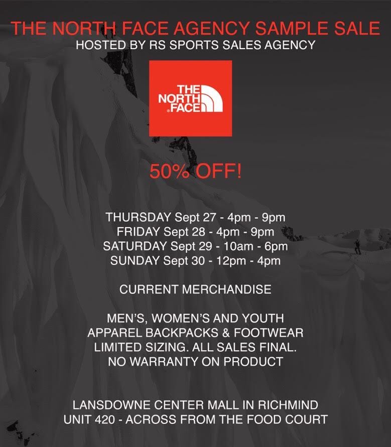 north face warehouse sale 2018