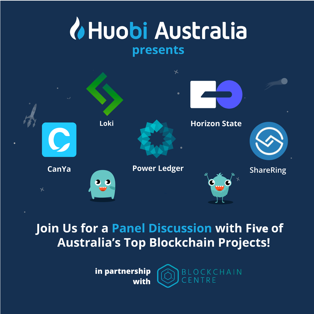 HuobiAu's tweet photo. We'd now like to welcome @ShareRingCo to our panel This Tuesday! They will be joining @canyacoin, @PowerLedger_io, @HorizonState and @Loki_Project to share tales of lessons learnt and wins to celebrate. RSVP here to come along! https://t.co/HSIm5Q0mHI
#blockchain #Aussieprojects https://t.co/2aGyAeybCF