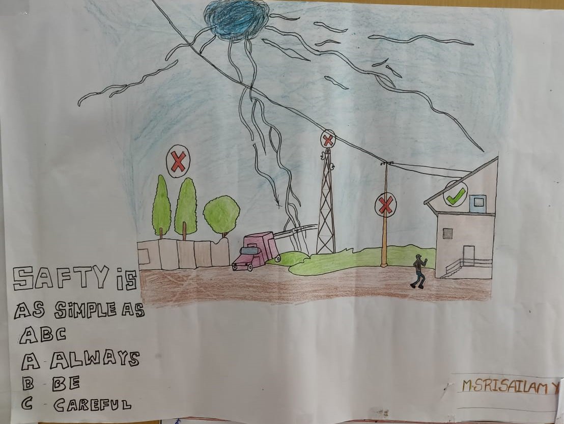 Safety Day on 6 September in Balangar, India, was a family affair by including a safety themed drawing contest for our employees’ children. M.Srisilamy is right, “Safety is as simple as ABC: Always, Be, Careful!” #SafetyFirst #safeatwork #workplacesafety #sibelcosafetyday18