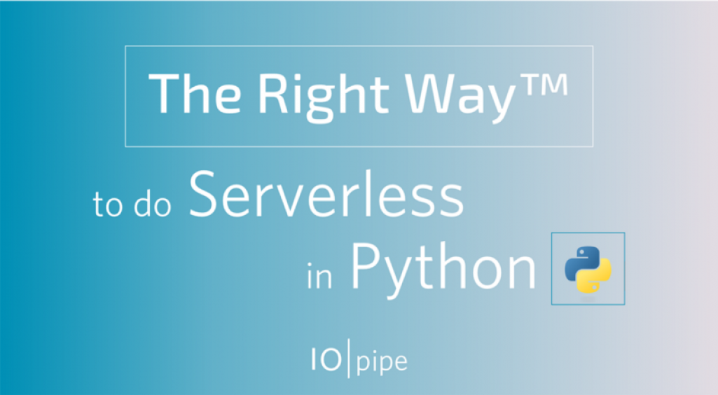coderdojo_twmba's tweet image. A hands-on guide to getting started with #serverless development in #Python.   buff.ly/2NpbFp8
