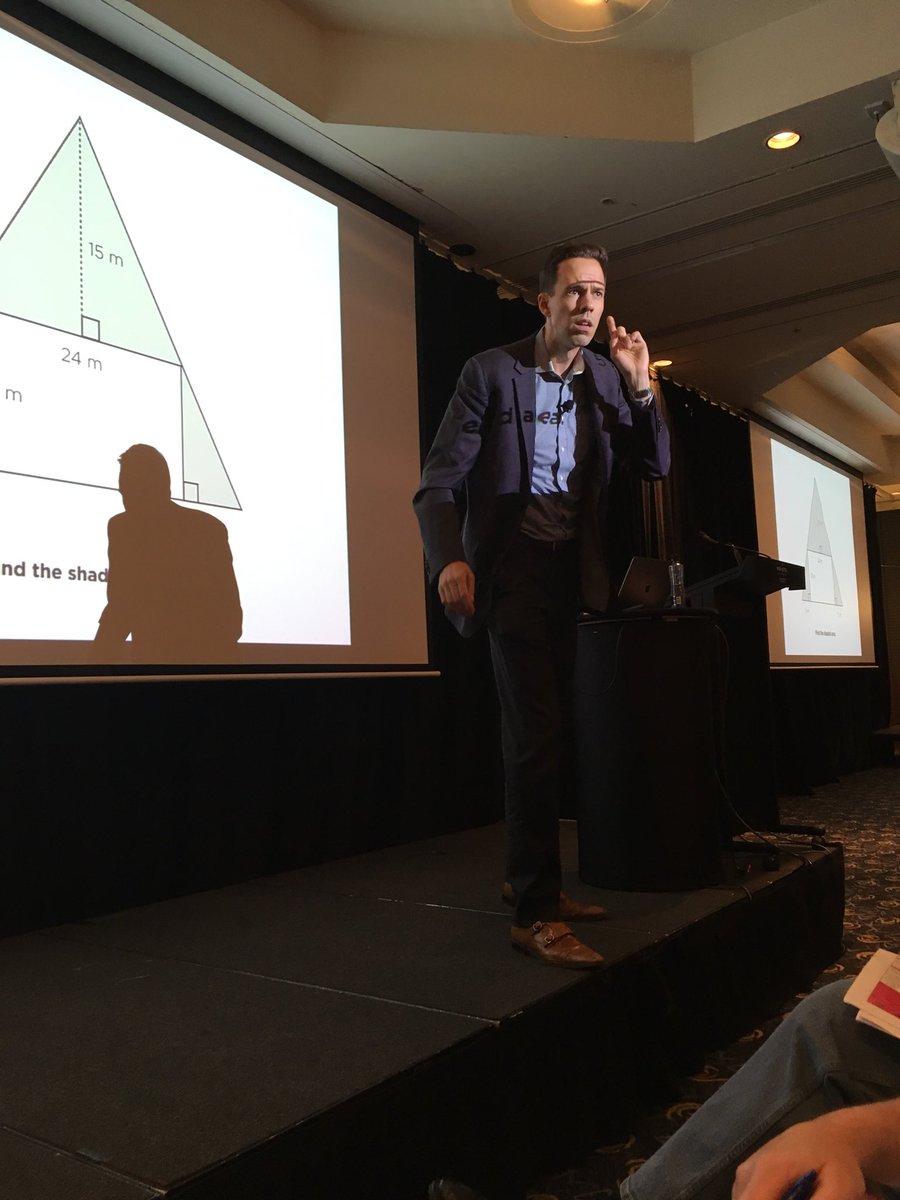 Loving hearing Dan Meyer at MANSW 2018 #MANSW18