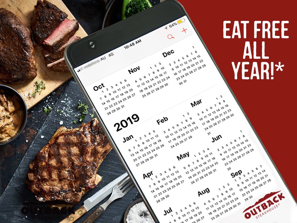 Want a year’s worth of #OutbackAU?! Download Outback VIP app and answer: Why is steak and beer the perfect match? *Full Terms and Conditions available at Outback VIP app.
iOS: goo.gl/zWL7eo 
Android: goo.gl/m3zSY1