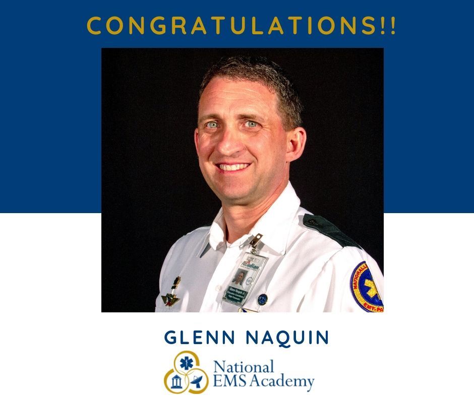 BecomeAMedicNow's tweet photo. Congratulations to Houma Education Coordinator Glenn Naquin on becoming a Certified Flight Paramedic! #becomeamedic #flightparamedic https://t.co/zVQsXxyYn9