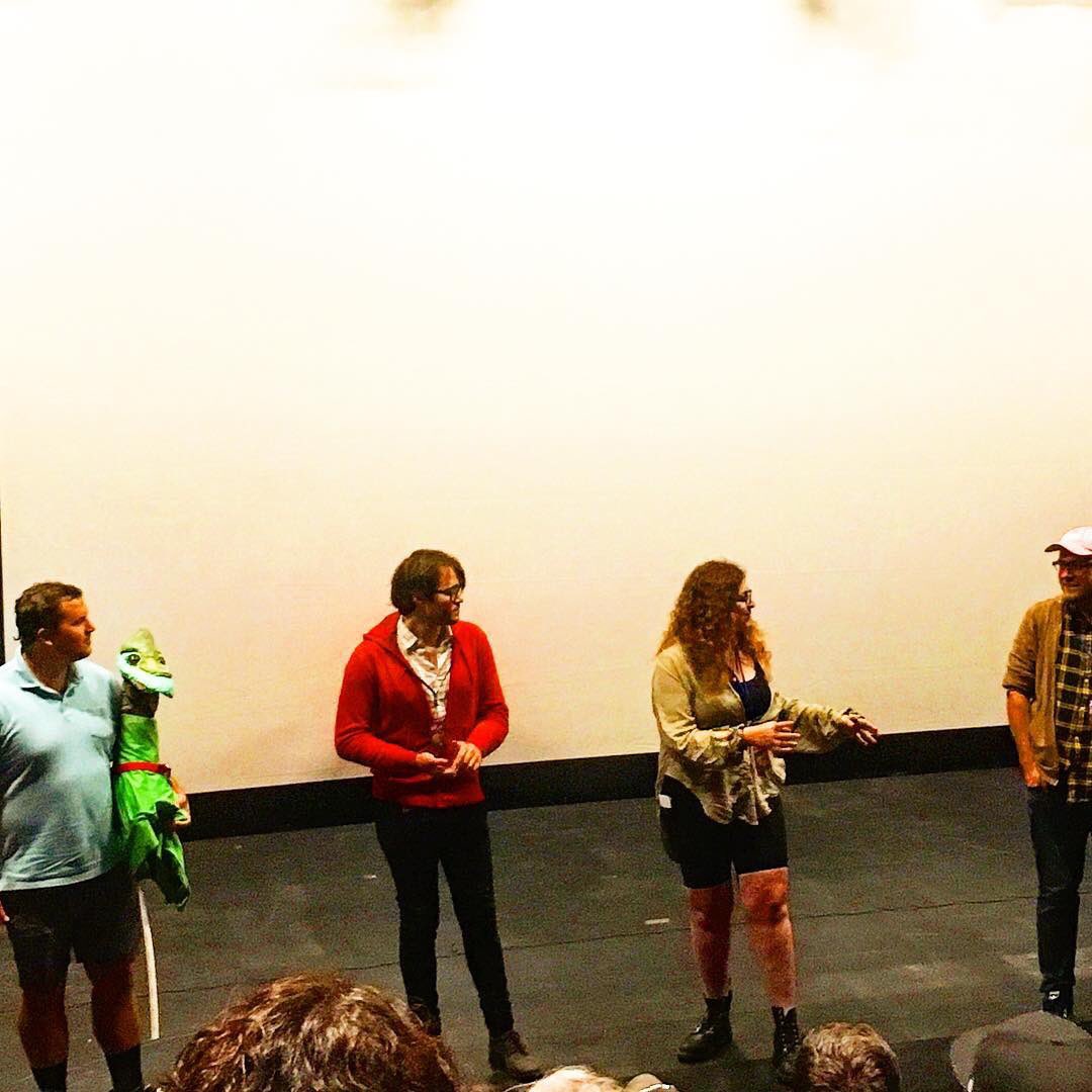 longneckFILM's tweet image. #tbt to a week ago. Thank you for putting on such a memorable show @PhillyUnnamed 🙏🏻🦕🎟  #Philly #puff3 #Philadelphia #longneckfilm #baby #dinosaur #FilmFestival #ThrowbackThursday #thursday #nyc #NewYork #bushwick #pats #genos #cheesesteaks