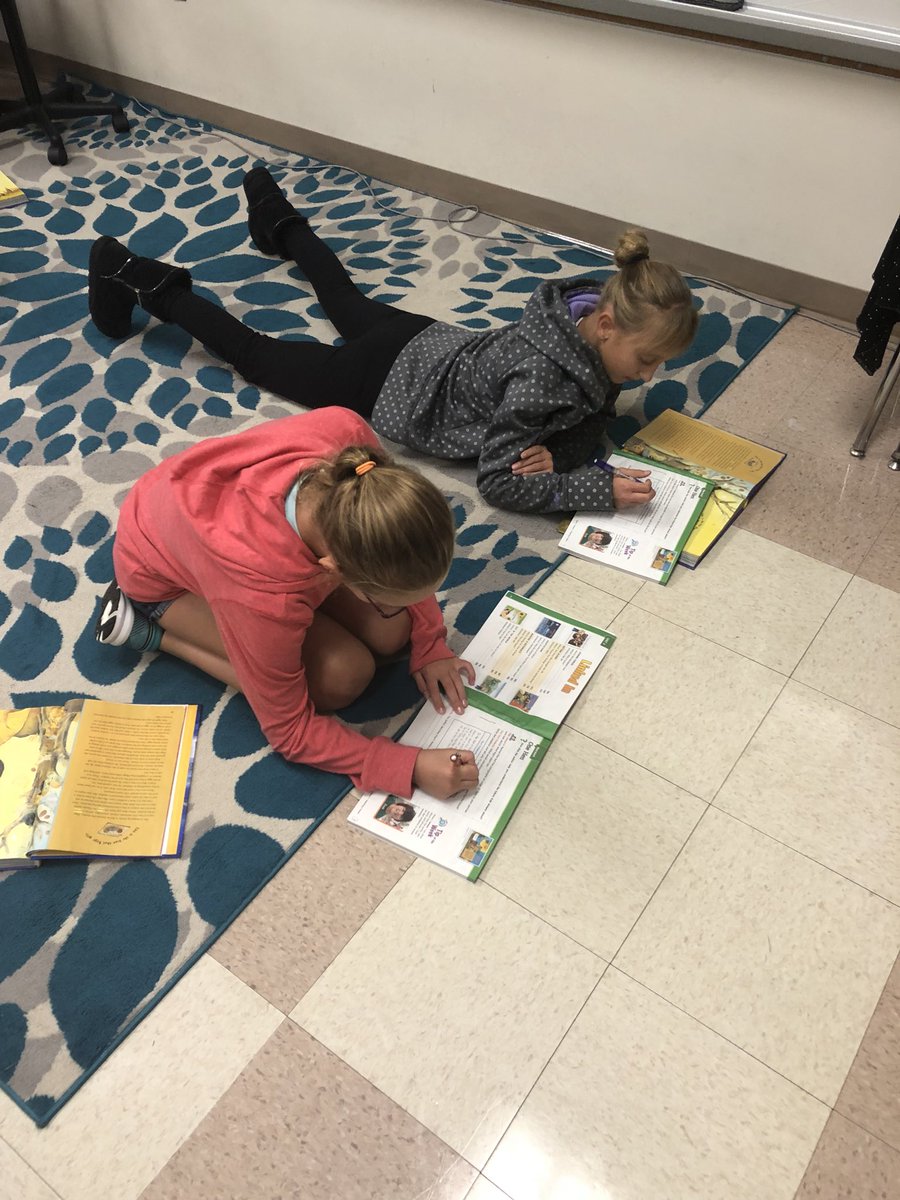 Working on our close reading! Hard working foxes today!