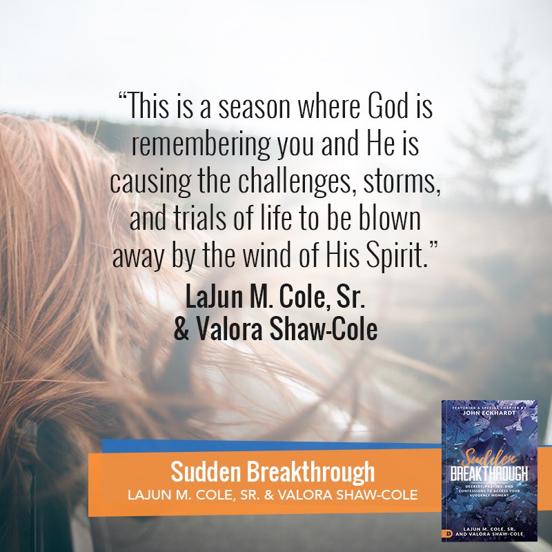 lajunandvalora's tweet photo. Get ready for every storm, challenge and trial to be Suddenly blown away!!! #suddenbreakthrough https://t.co/MVkZr4Ajul