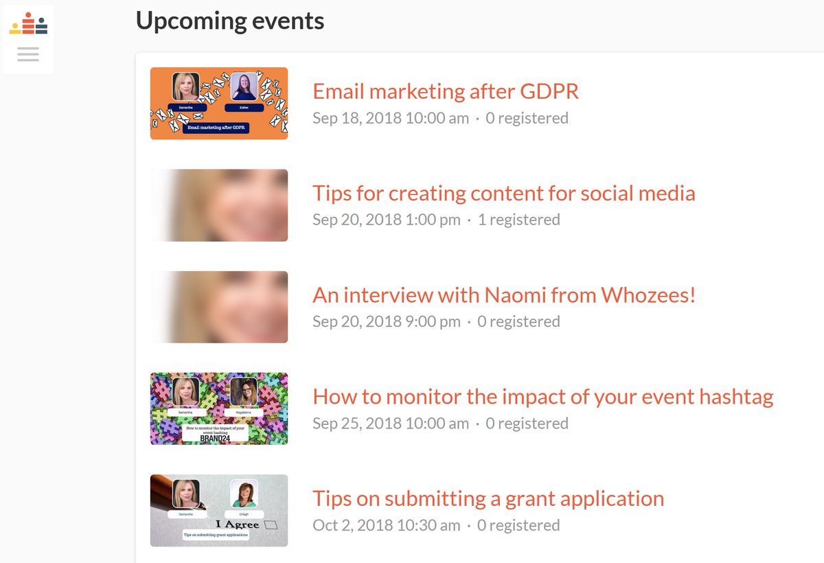Tweetinggoddess's tweet photo. Some of our upcoming webinars you can participate in as a member of @WomensInspireIE #AlwaysAddingValue #Womensinspire https://t.co/Ydv8DJTCXT