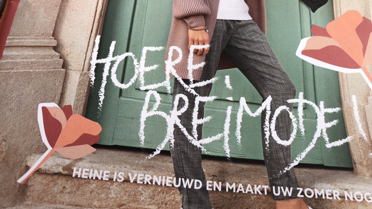 Dit komt dan in je brievenbus  met dank aan Heine mode. Vooral voor bij rood licht.  #breienipvnaaien.