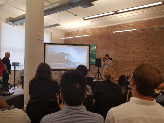 yumeriumtoken's tweet photo. "Of the gamers, by the gamers, for the gamers"
The CEO Jikhan Jung is giving a presentation at the Korea Blockchain Demo Day in NYC! 😆👍 https://t.co/O0Jaa2fDMh