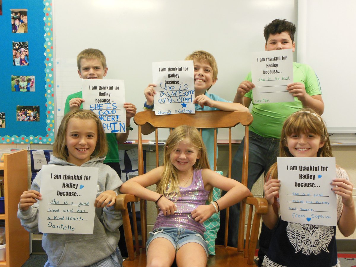 MissKovarik's tweet photo. We are so thankful to have Hadley in our learning community! (1 of 2) #3KStarStudent #Geneva304 #ThankfulThursday @WesternAve304 https://t.co/qPVI61TGoR