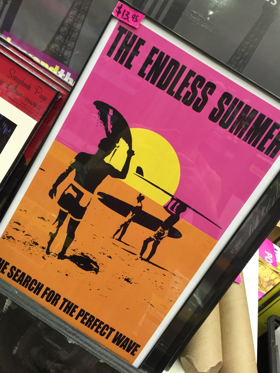 bigpostersale's tweet photo. it might not be endless summer here in Milwaukee, but it can stay endless in your dorm room! this poster is just $6.95 unframed 🌊🌊 https://t.co/R6pPBeUhQj