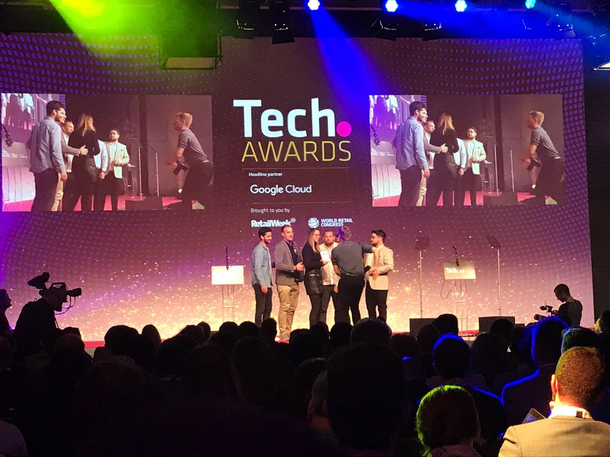Honoured for @ASOS_Brum to receive the Payments Pioneer Award! #RWTech @ASOS