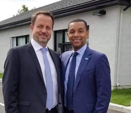 FStLouisCAQ's tweet image. Hier dans #LAssomption pour l'annonce du programme de dépistage des problèmes de neuro-développement, j'ai eu plaisir à rencontrer mon collègue candidat dans #Taillon, .@CarmantLionel.  #FairePlusFaireMieux pour les #enfants, #maintenant! #CAQ #Joliette #élections2018 #Québec2018