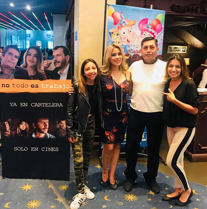 Amig@s entramos en la 5ta semana 😃 Apresúrate y comparte con tus seres queridos de un tiempo especial en el cine viendo #NoTodoEsTrabajo  #Apoyandolonuestro