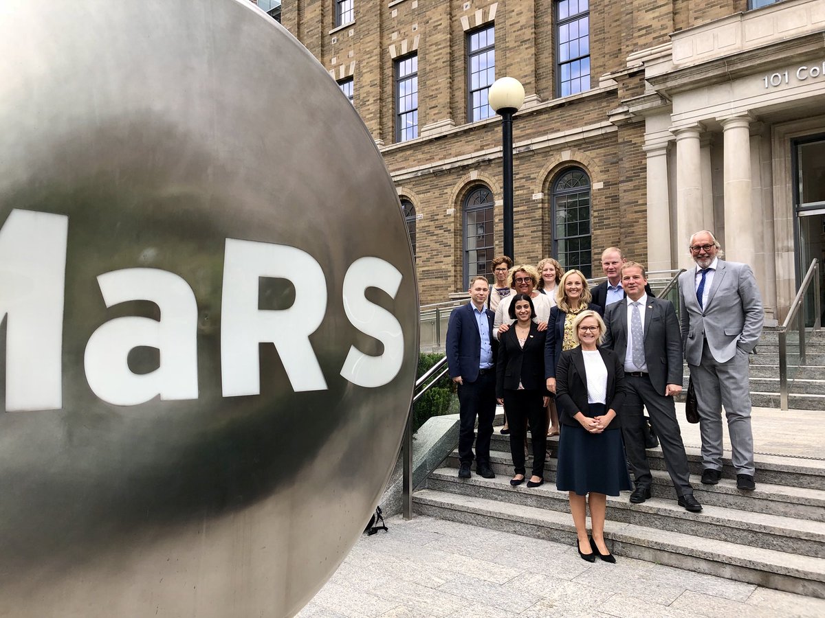 NorwayinCanada's tweet photo. Good fun to go to @MaRSDD w @Stortinget Standing Committee on #health! Thanks #MaRSExcite & #ExciteInternational for engaging discussions on #medtech #innovation & #commerzialisation. https://t.co/cT7LBXX6f9
