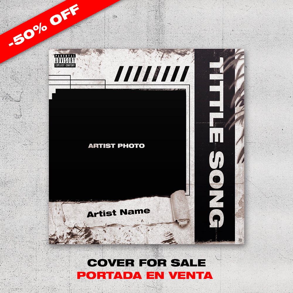 FRDESIGN_'s tweet photo. 🚨 COVER EN VENTA / COVER FOR SALE 🚨 -50% OFF ✔️ 
-
📤 MD 
📥 info.frdesign21@gmail.com
-
PRECIO POR DIRECT / DIRECT FOR PRICES ✔️
-
#cover #graphicdesign #discount #mixtape #gfx #sale #artist #album https://t.co/U3hrI6fs9N