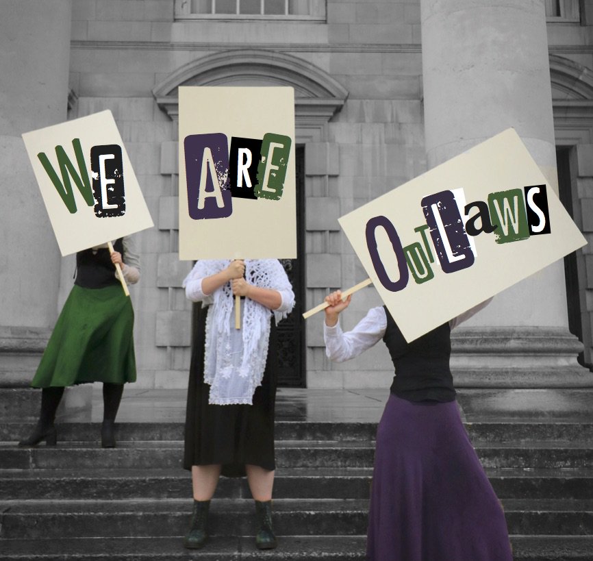 We are DELIGHTED to announce that this Winter we will be teaming up with @wrongsemble to create 'We Are Outlaws: The Leeds Suffragette Story' - commissioned by @LeedsWomen2018! Watch this space/sign up to be the first to know when tickets are released! frontroomproductions.co.uk