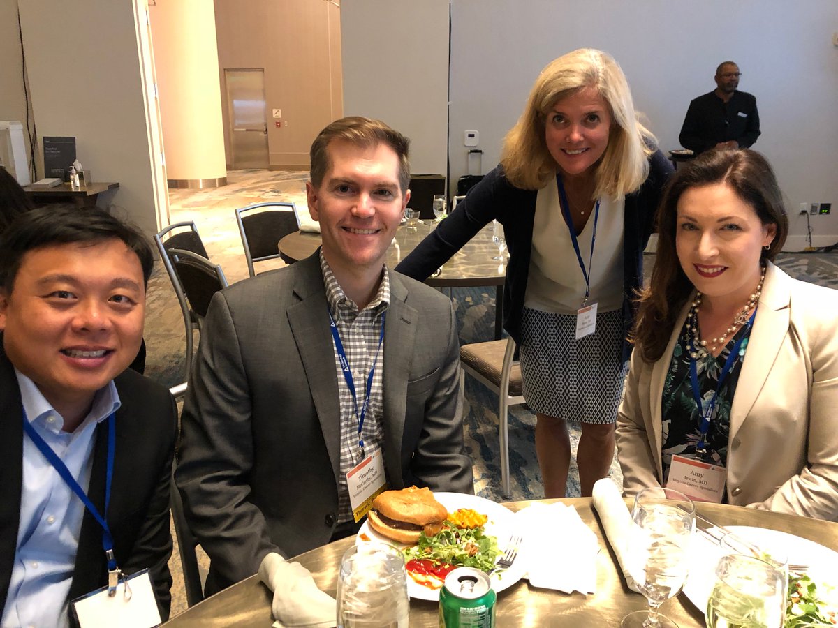 VCSpecialists's tweet photo. Daniel Chong MD, Timothy McCarthy MD, Anne Favret MD and Amy Irwin MD at the US Oncology Network @TheUSONetwork for their USOR Annual Science Forum - Virginia Cancer Specialists. Cancer research. @AmyJIrwin @ndenduluri1 @VCSpecialists #cancerresearch #USORASF18 @USOResearch https://t.co/5h81kSJTzm