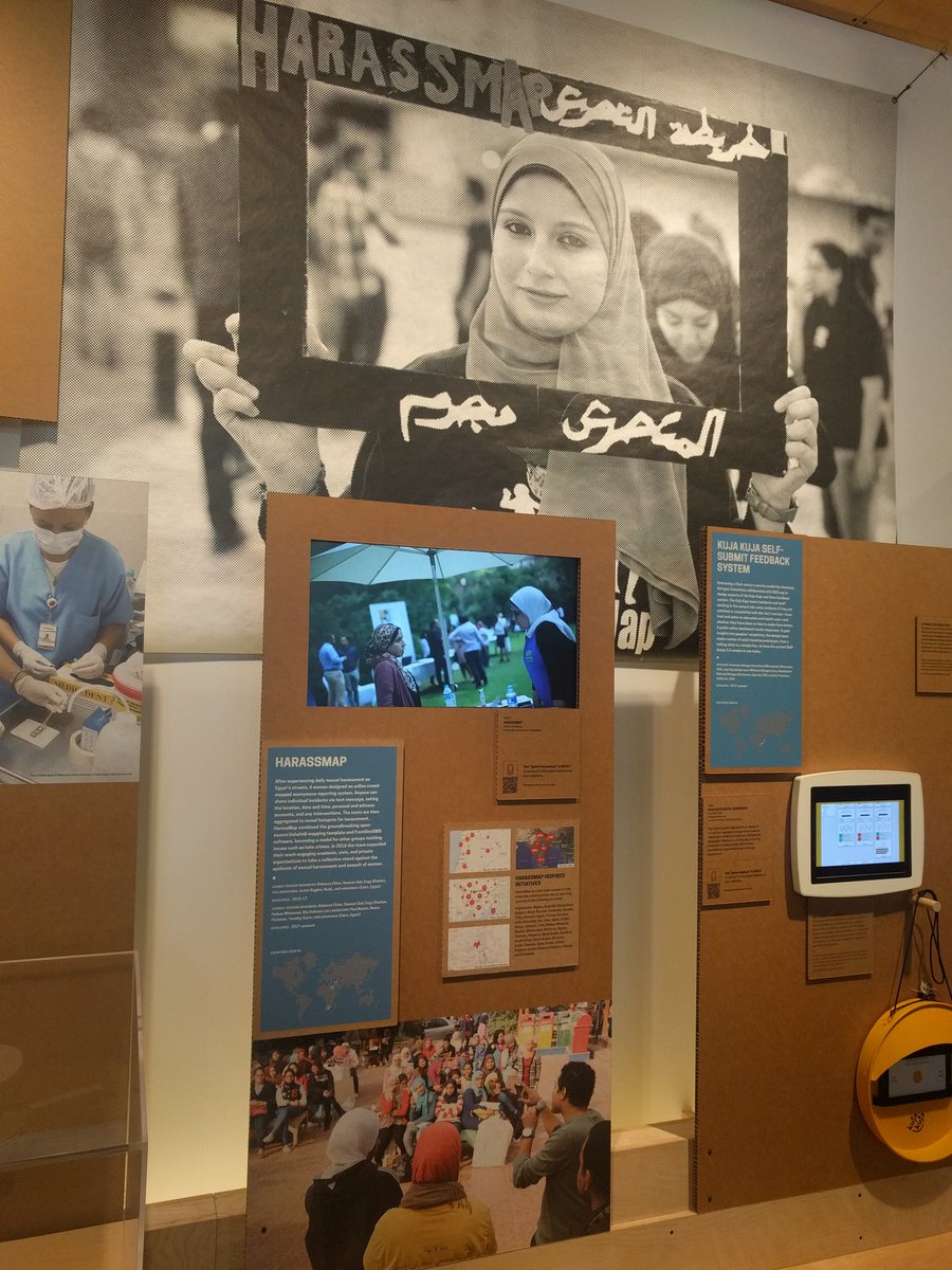 neuromusic's tweet photo. Incredible to see @harassmap featured at the #DesignWithThe90 exhibit at @DiscoverGates!! https://t.co/V23lqXFbYj