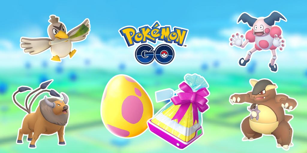 Pokémon GO on X: Trainers will now have the chance to hatch Farfetch'd,  Kangaskhan, Mr. Mime, and Tauros from 7 km Eggs! Take advantage of this  opportunity to complete your Kanto Pokédex