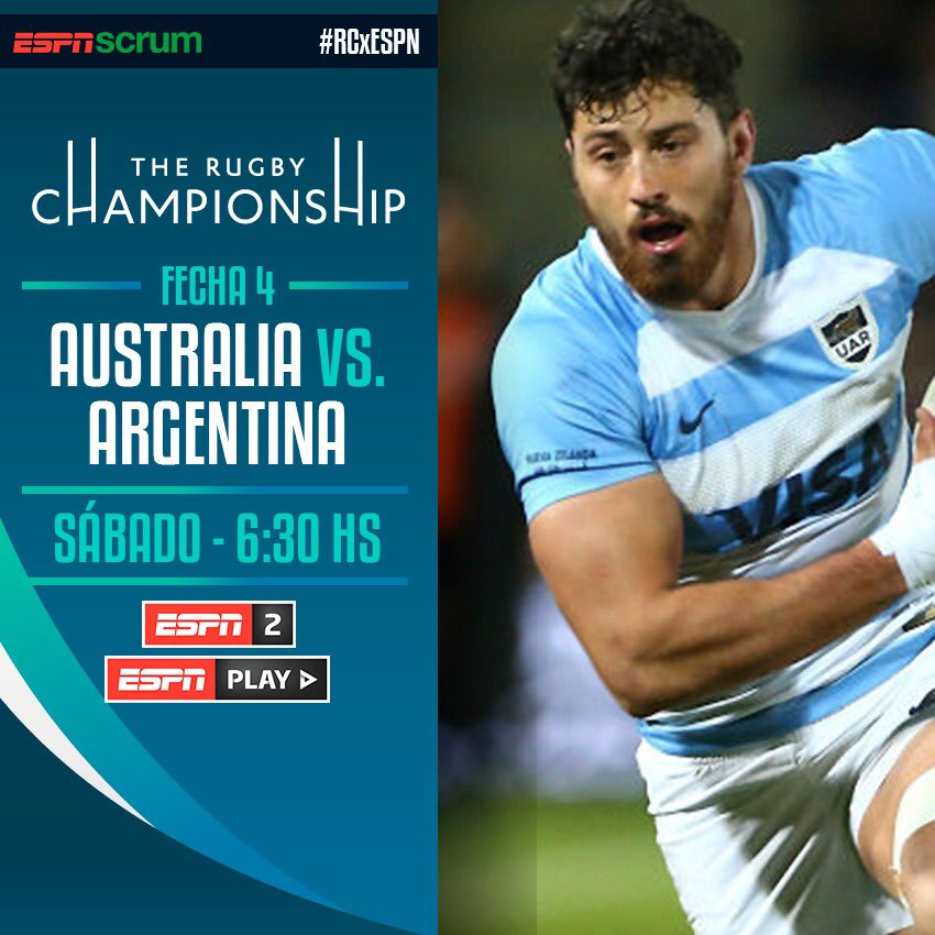 Arrancamos de madrugada para ver al mejor equipo del mundo. Pegado al duelo entre #ALLBlacks y #SA, seguimos con el cierre de la gira x Oceanía para #LosPumas midiendo fuerzas ante #AUS. Los espero junto a <a href="/Edu_Simone/">Eduardo Simone</a> y @tomidevedia #PUMASxESPN #RCxESPN