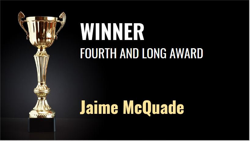 JaimeLynne18's tweet image. We had the #DundieAwards at work today. I won the Fourth and Long (most likely to come through in the clutch) award. My trophy is coming soon in the mail! :) #ilovemyjob #LifeAtCompucom