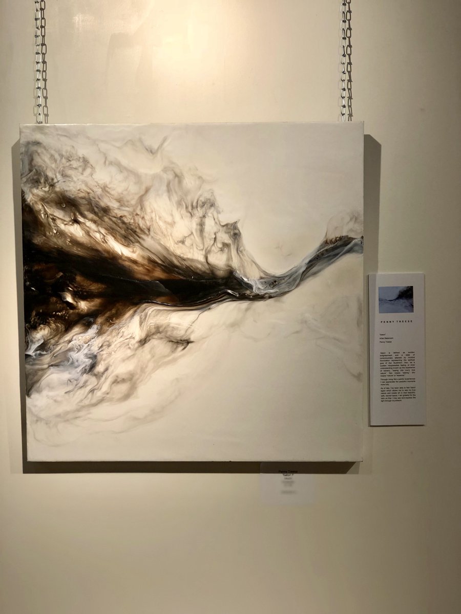 pennytreese's tweet photo. My latest work on display at the Robert Kent Galleries #firstfridayartwalk

#pennytreese #pennytreeseartist #encausticart #newwork #robertkentgalleries https://t.co/DrlnlyqHl8