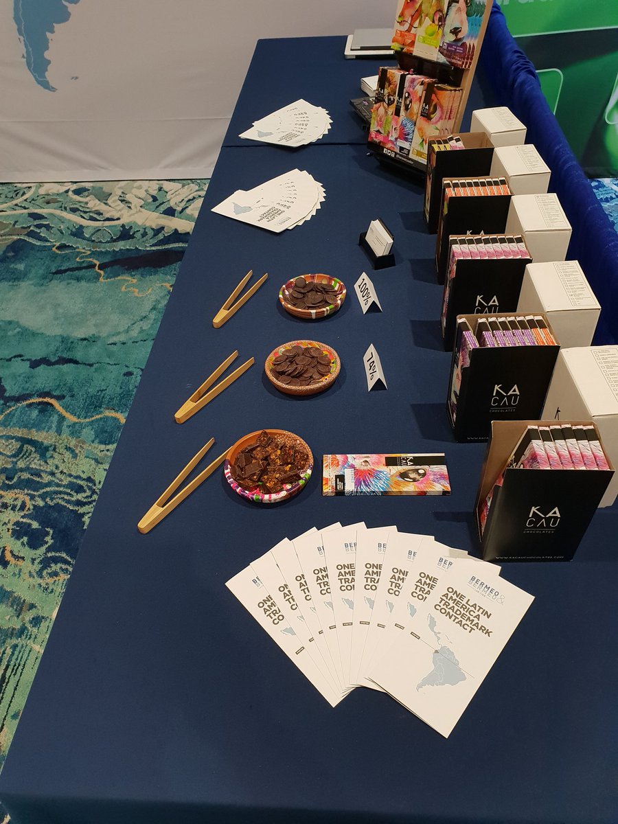 rbermeoa's tweet photo. 74% is the percentage of cocoa in a bar, not the percentage of samples we were planning on handing out during the lunch frenzy!
We got a lot more, visit our booth to try them!
#INTATMAP #TMAP2018 https://t.co/XyskEqNChx