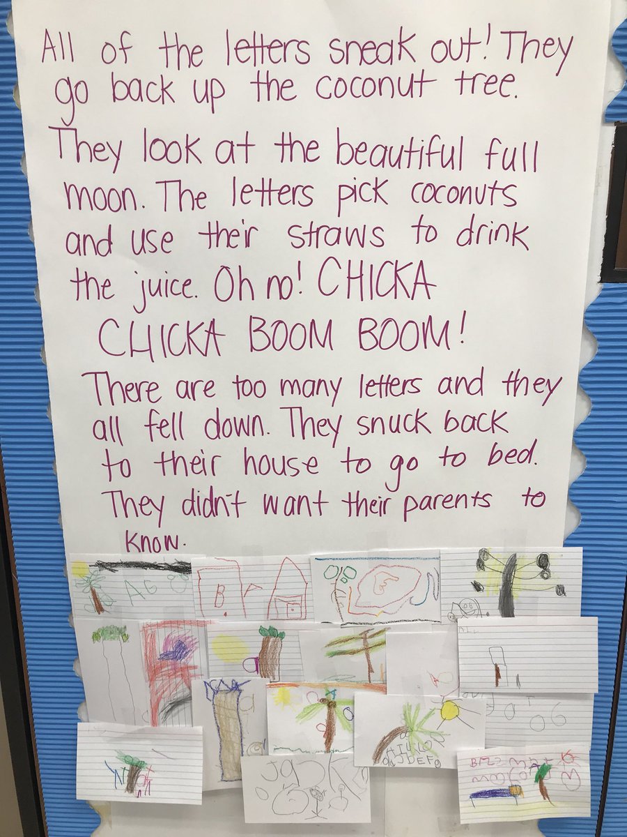 kbibeault8's tweet photo. We completed a shared writing to create the ending of Chicka Chicka Boom Boom https://t.co/LRMku4zq4H