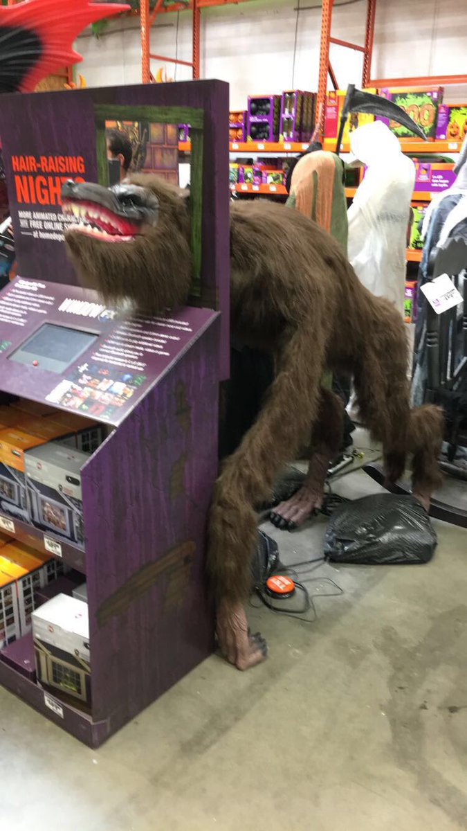 dj_rc1's tweet photo. @joerogan they are selling your warewolf at homedepot #onit #jre https://t.co/ph7hZ0dljQ