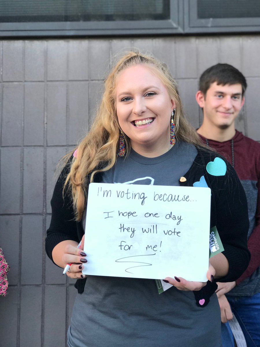 emmajwh's tweet photo. As the crowd waits for @RichCordray and @BarackObama in Cleveland, we’re asking supporters why they’re voting this year. Here are just a few of those faces - add @OHDems on Snapchat to see more. #ImVotingBecause https://t.co/R3TBbXnGR4