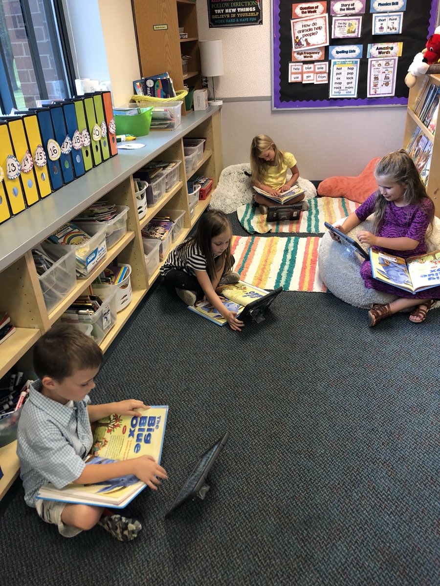 I love using Dojo to show parents what we’re doing in our class! Today, we made videos reading the story of the week and sent it to our parents 📚 #jbsrocks