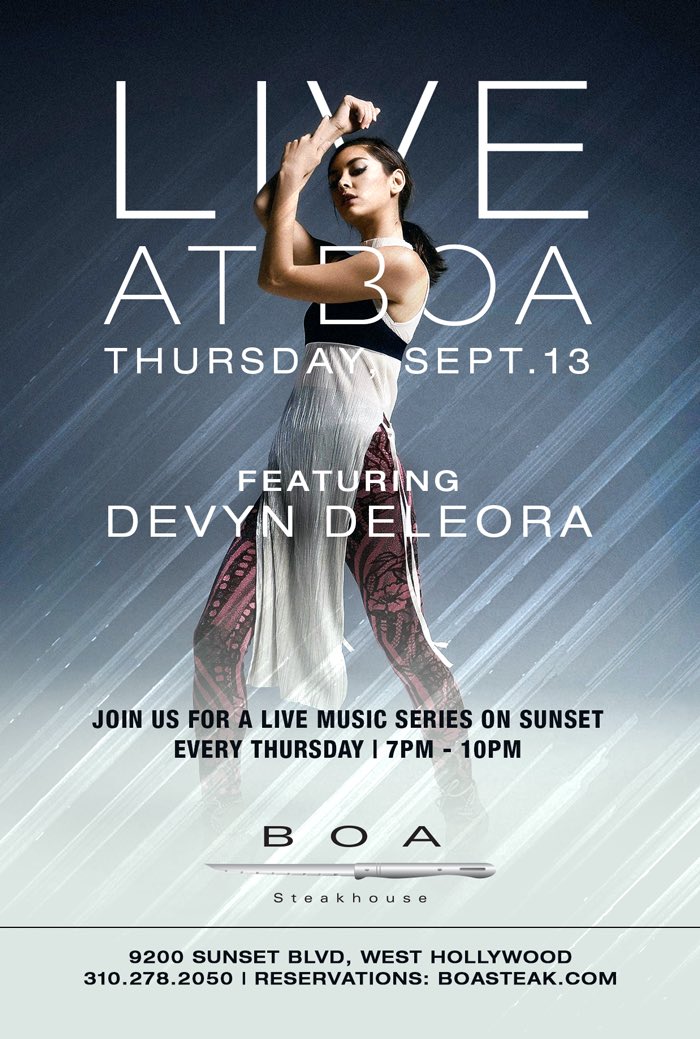 It’s Thursday and it is time to have a good time. Great talent at <a href="/BOASteakhouse/">BOA Steakhouse</a> #WestHollywood <a href="/pieceofclasss/">🔱</a> <a href="/lincolncleary/">Lincoln cleary</a> <a href="/frankonbass1/">Frank Abraham</a> #channingcookeholmes 7p to 10