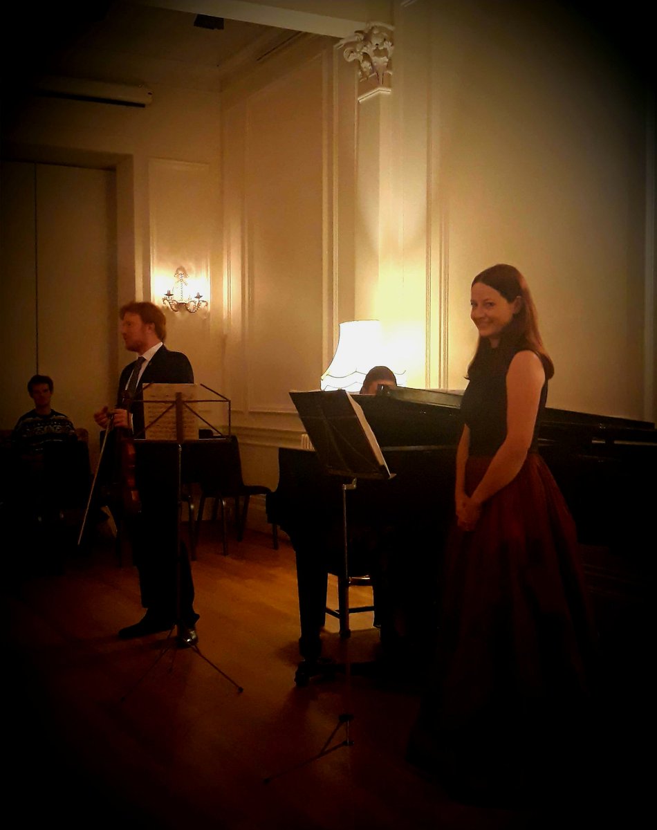 Beautiful &amp; truly European <a href="/OgniskoEnsemble/">Ognisko Ensemble</a> recital featuring amazing mezzo-soprano <a href="/HannaMoominHipp/">Hanna Hipp</a>, pianist <a href="/EmmaAbbatePiano/">Emma Abbate</a> &amp; violinist <a href="/FlyingFiddler/">Michał Ćwiżewicz</a> 👏👏👏

You can still catch it tomorrow at <a href="/ognisko_polskie/">Ognisko Polskie</a>